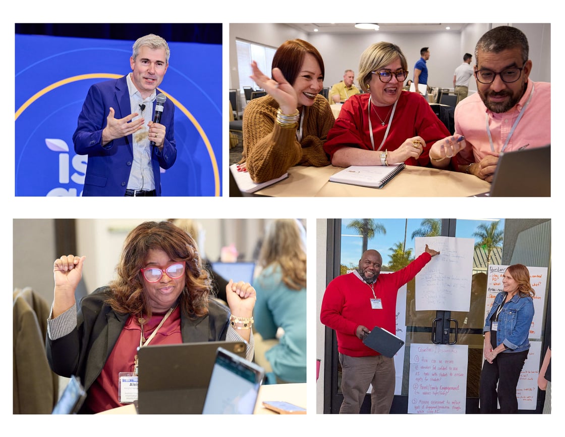 Educators collaborating at the AI Leadership Summit